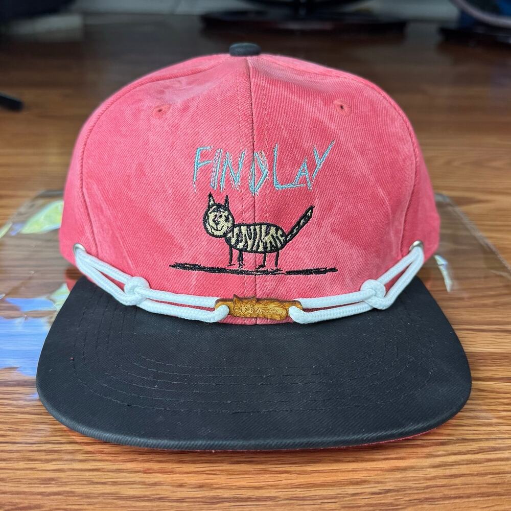 Findlay Retail Exclusive Cat Snapback Hat with Cat Wood Clip